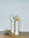 Moon Pillar Candle Large