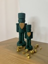 Set Of 2 Nutcracker Candles