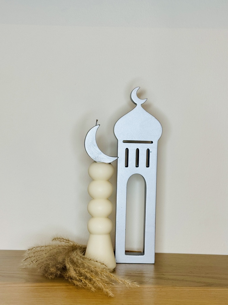 Moon Pillar Candle Large