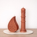 Set of The Drift Candle + Small Pillar Ramadan candle + Plexi Plate